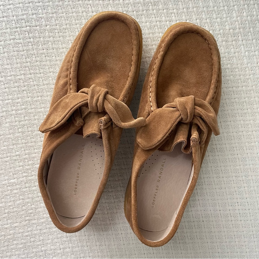 Loeffler Randall Tabitha Knot Suede Chukka Shoes
